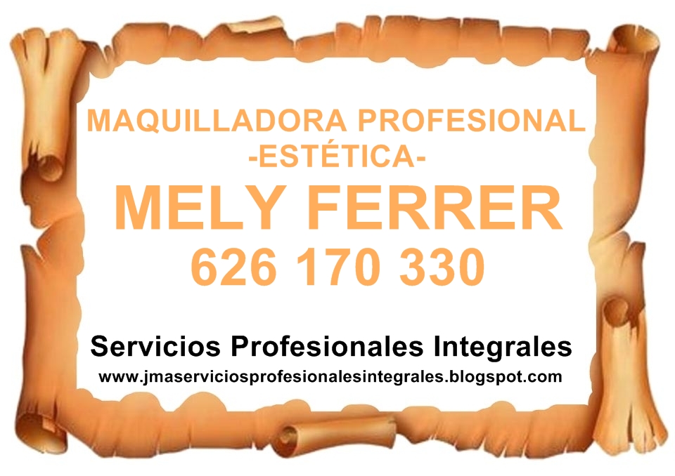 MELY FERRER. Maquilladora Profesional