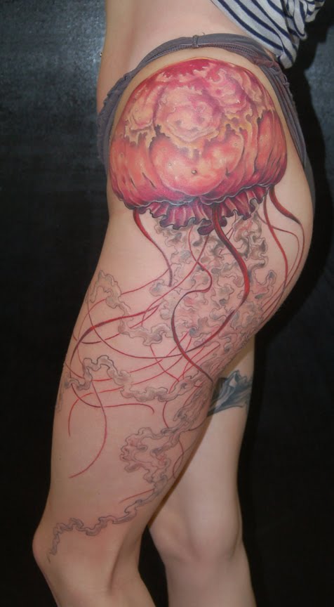 shawn hebrank minnesota tattoo artist Jellyfish part duex