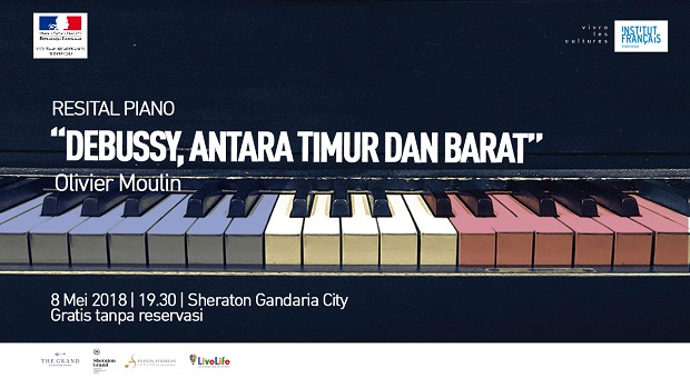 Resital Piano Olivier Moulin: Debusy, antara Timur dan Barat