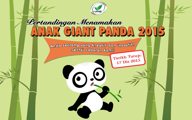 Pertandingan Menamakan Anak Gaint Panda 2015