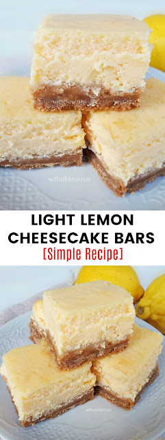 Simple, basic recipe for Light Lemon Cheesecake - an all time favorite ! 