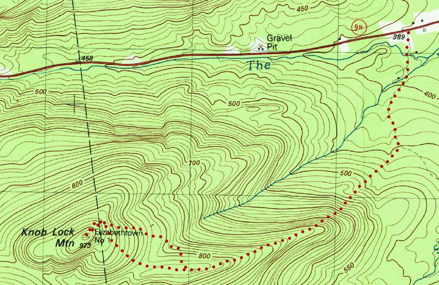 Off on Adventure Knob Lock Mountain Giant Mountain Wilderness 10/9/16