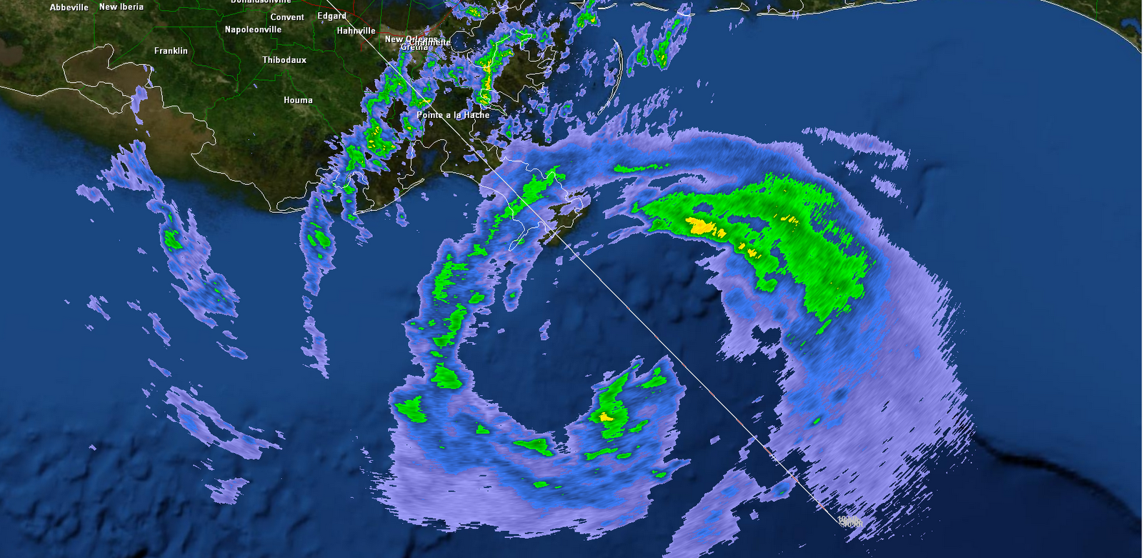 Isaac Now A Hurricane.