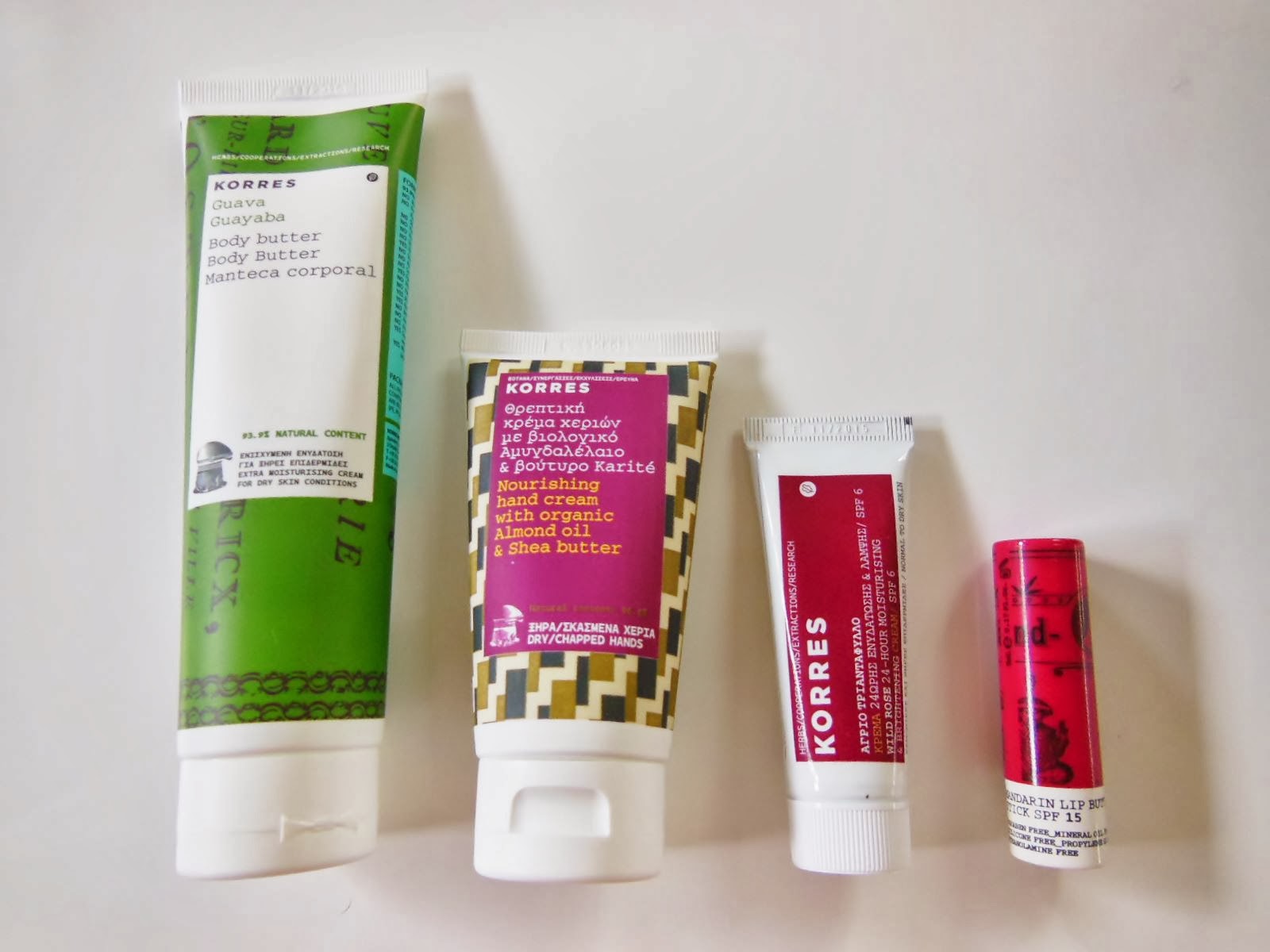 Product Review Korres Indulgent Treats from Bath & Unwind The Beauty