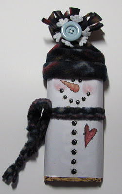 Stamp with Me: Snowman Candy Bar Wrapper