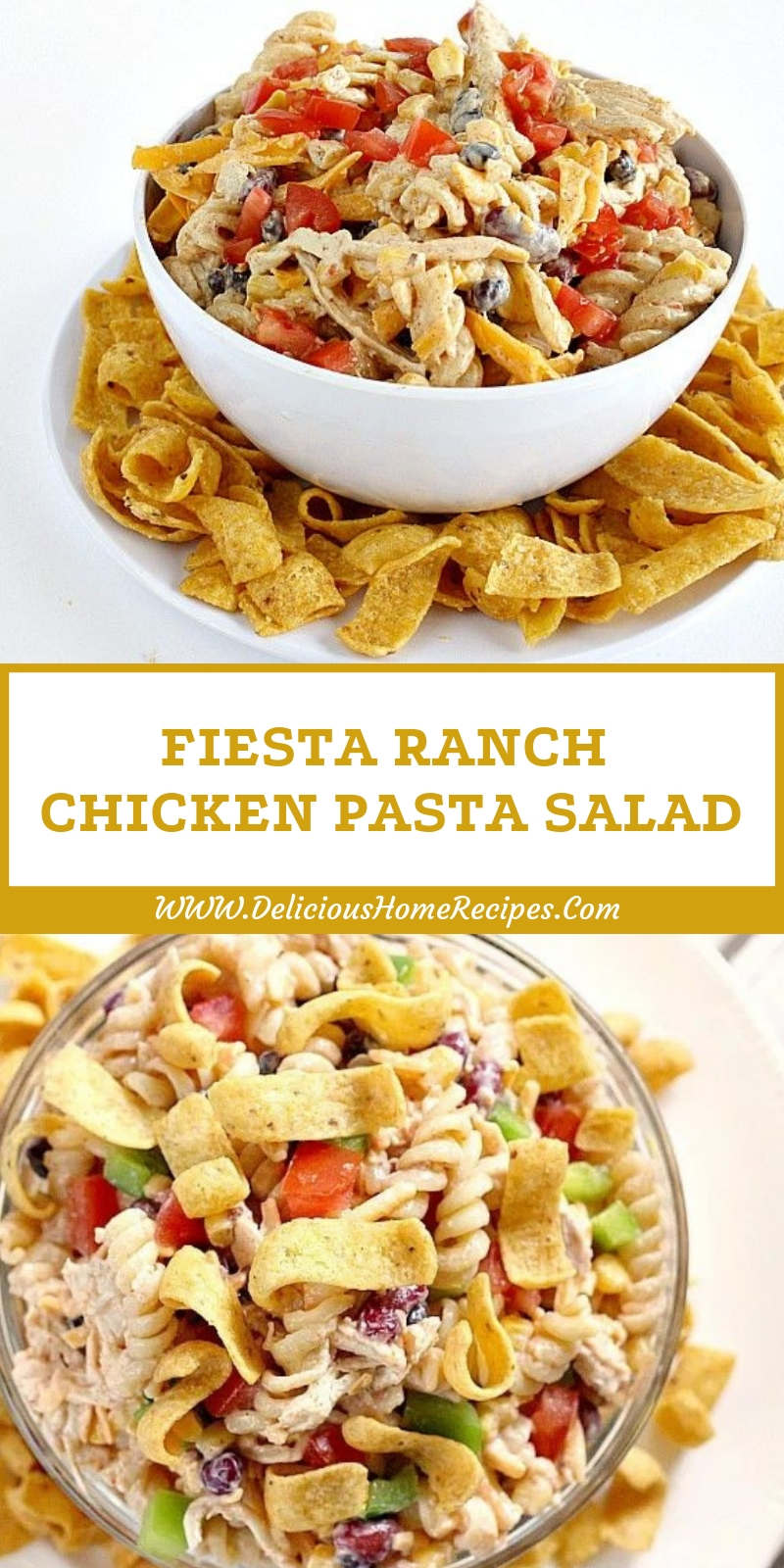Fiesta Ranch Chicken Pasta Salad