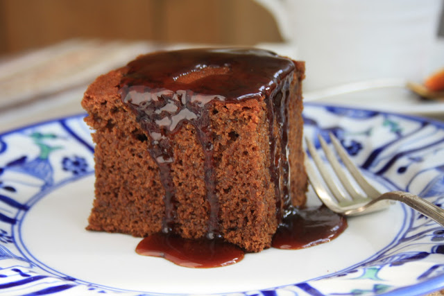 Old fashioned gingerbread cake is moist and delicious