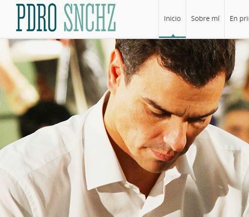 Polémica con la falta de vocales en la web de Pedro Sánchez