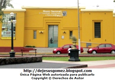 Museo Nacional de Arqueología, Antropología e Historia del Perú Foto a la fachada del Museo Nacional de Arqueología, Antropología e Historia del Perú por Jesus Gómez