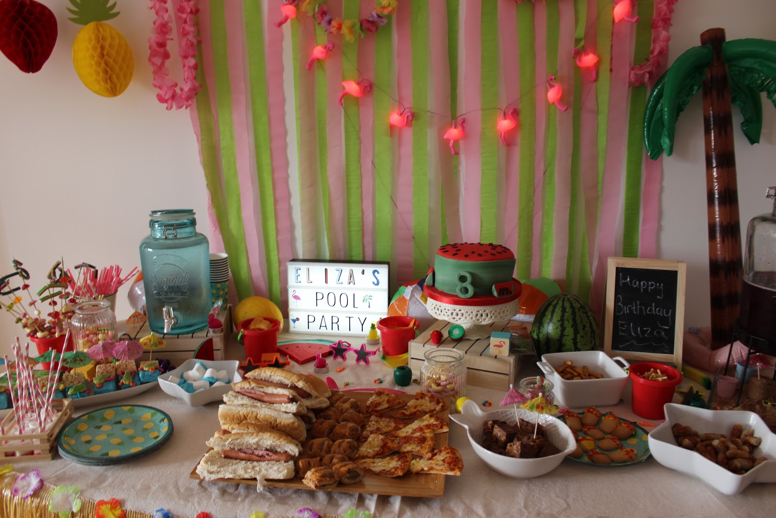 My Guide To Home Made: Pool Party Hawaiian Luau