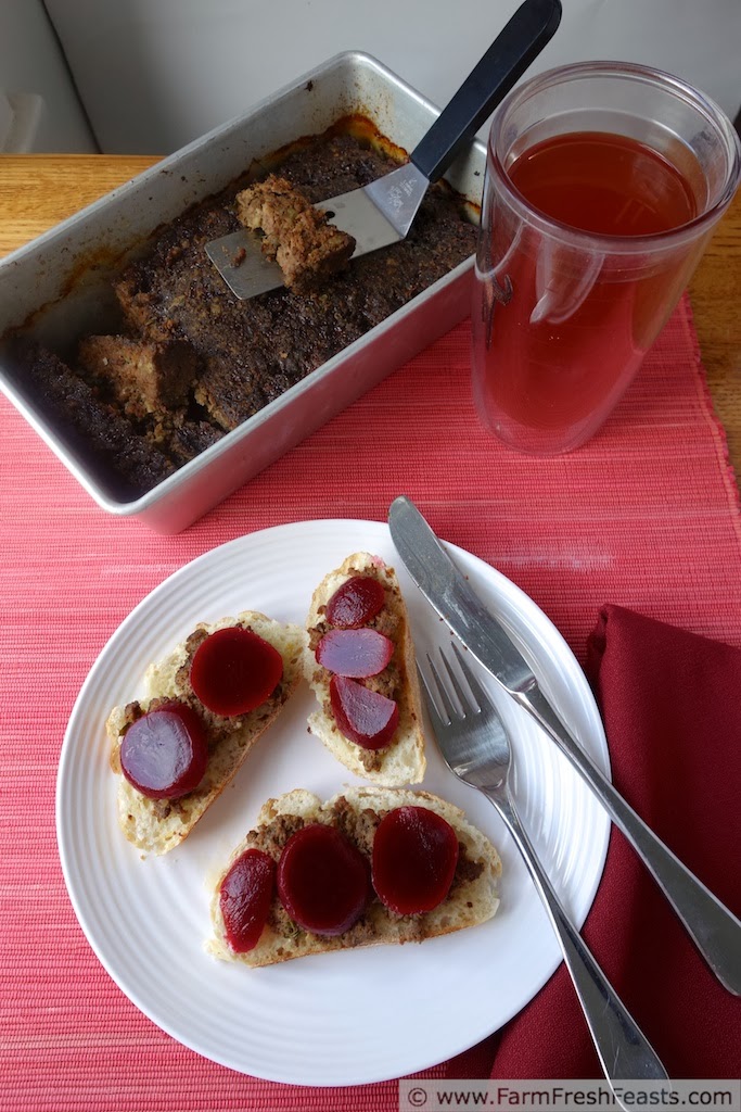 Open Faced Liver Paté LeverPostej Meatloaf Sandwiches | Farm Fresh Feasts