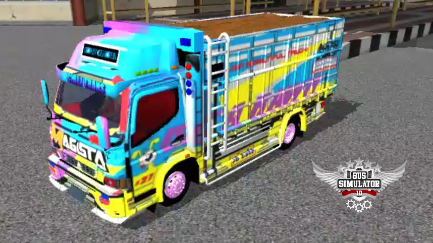 Mod Truck Canter v2 Bak Muat Kayu By BMI - Gudang Livery ...