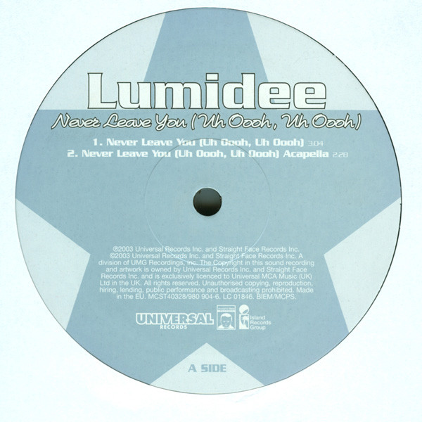 O Som da Massa Lumidee Never Leave You [Uh Oooh, Uh Oooh] (2003)