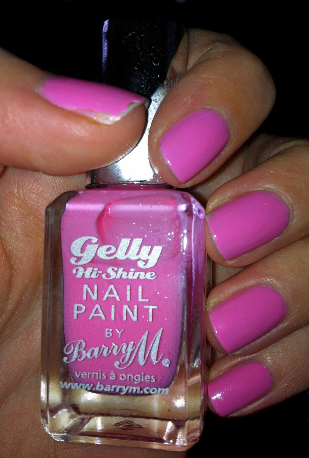 MakeupOfMine Barry M Gelly Nail Polish In Dragon Review and Nail