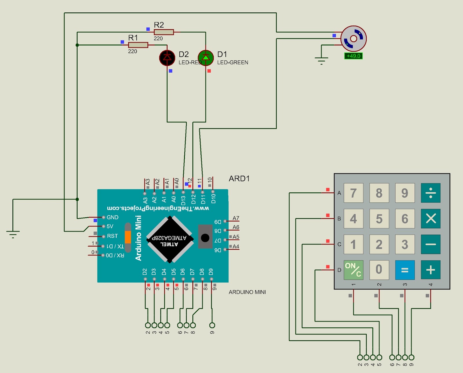 TRONIC MINI PROJECTS: Keypad Door Lock