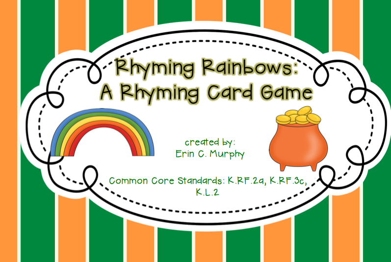 http://www.teacherspayteachers.com/Product/Rhyming-Rainbows-1155656