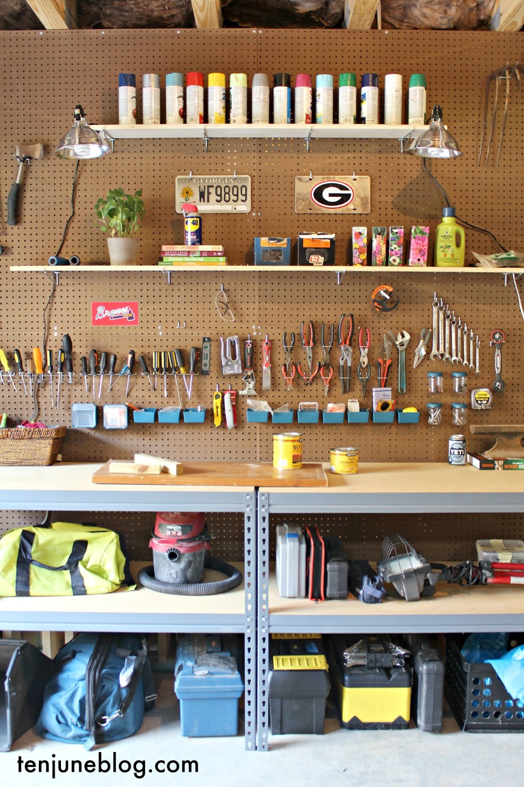 Ten June Makeover A Pegboard Wall Project