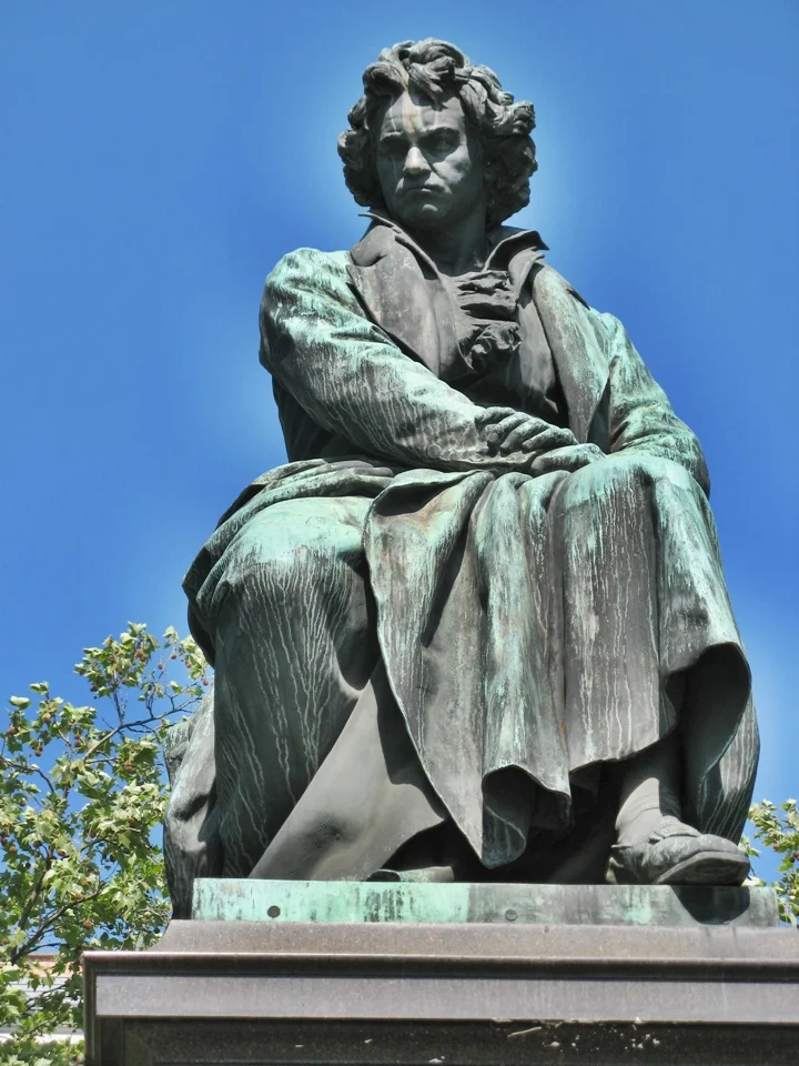 Beethoven Monument, Vienna 1880 | Kaspar von Zumbusch 1830-1915