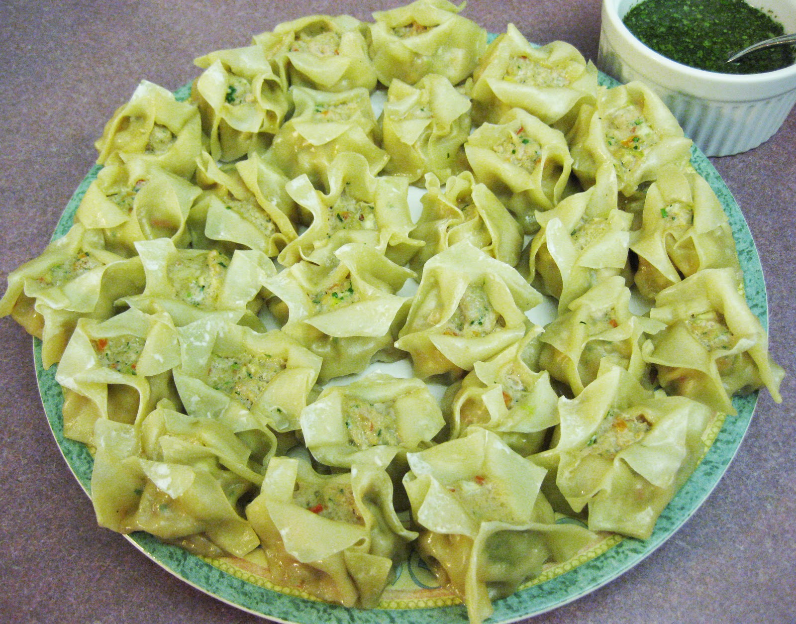 Bloatal Recall ThaiStyle Pork Dumplings with Coriander Dipping Sauce