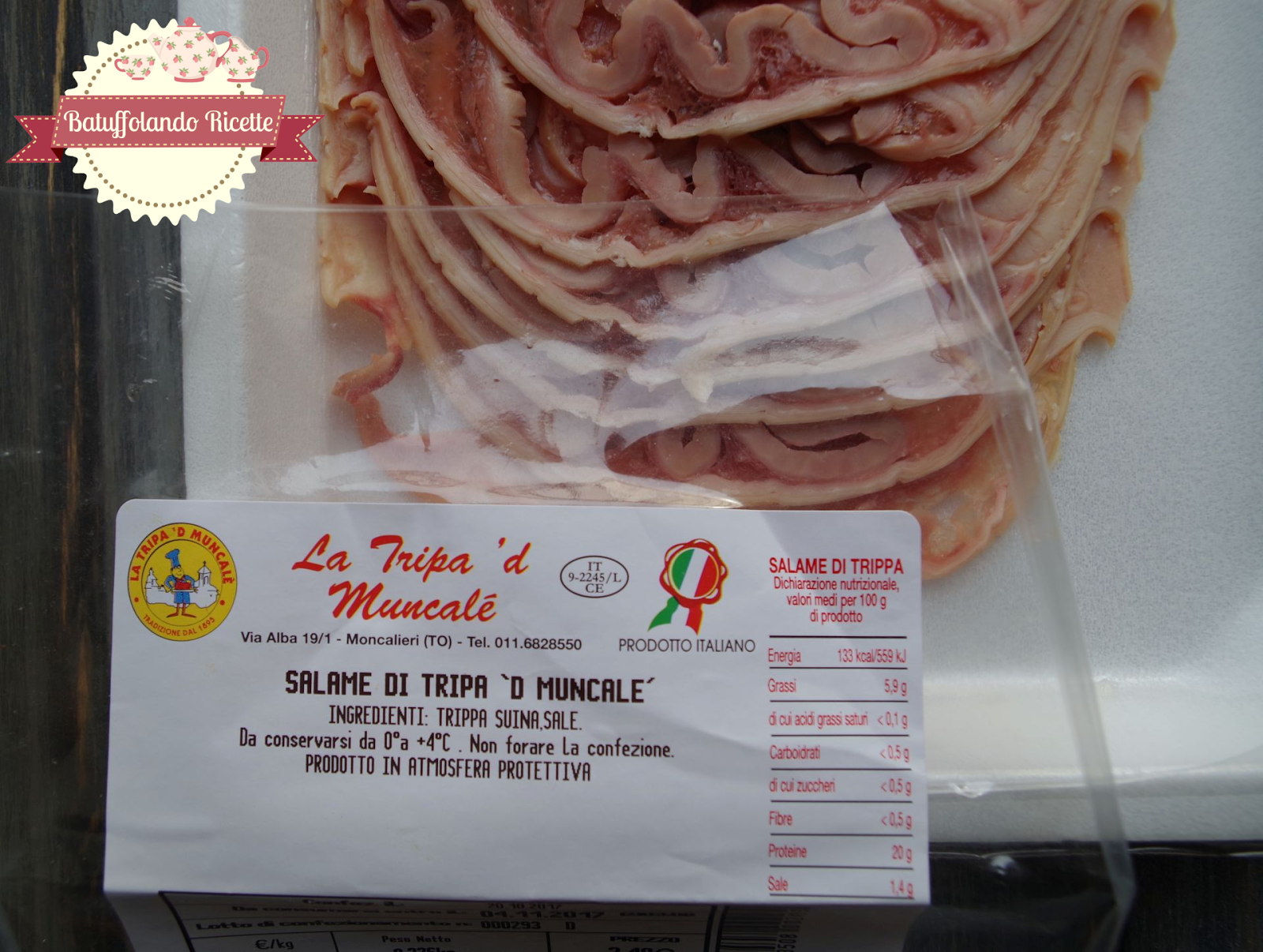 Batuffolando Ricette Carpaccio Di Trippa Di Moncalieri Con Ceci E Mostarda Di Digione