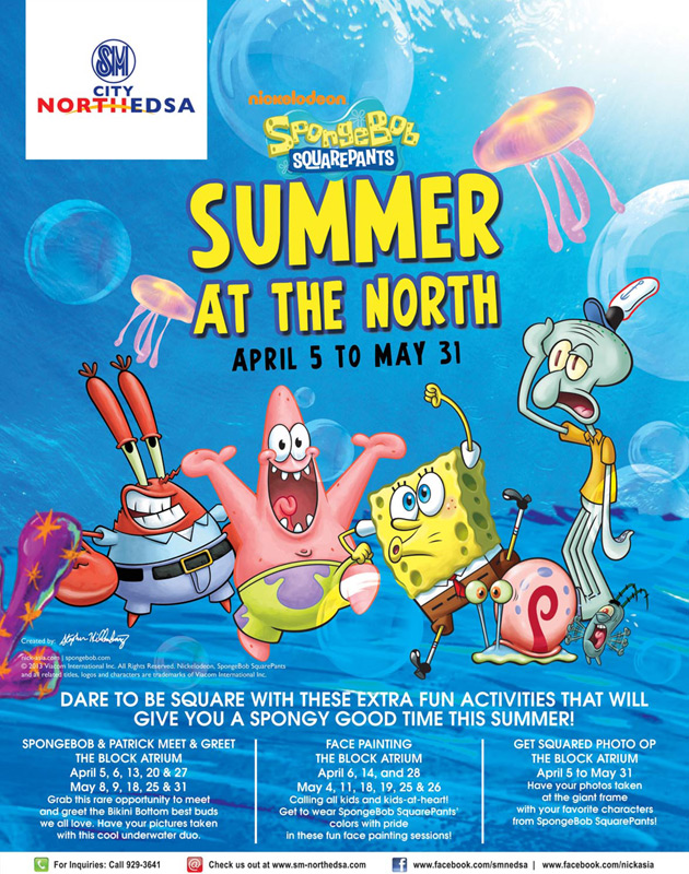 SpongeBob Summer at the North Calendar of Events - Animetric's World