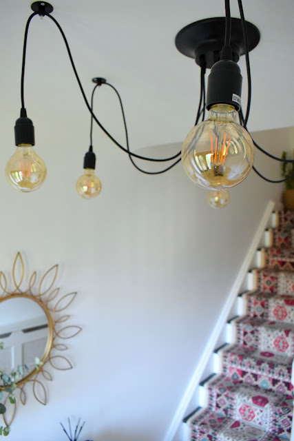 budget hall entryway modern eclectic makeover