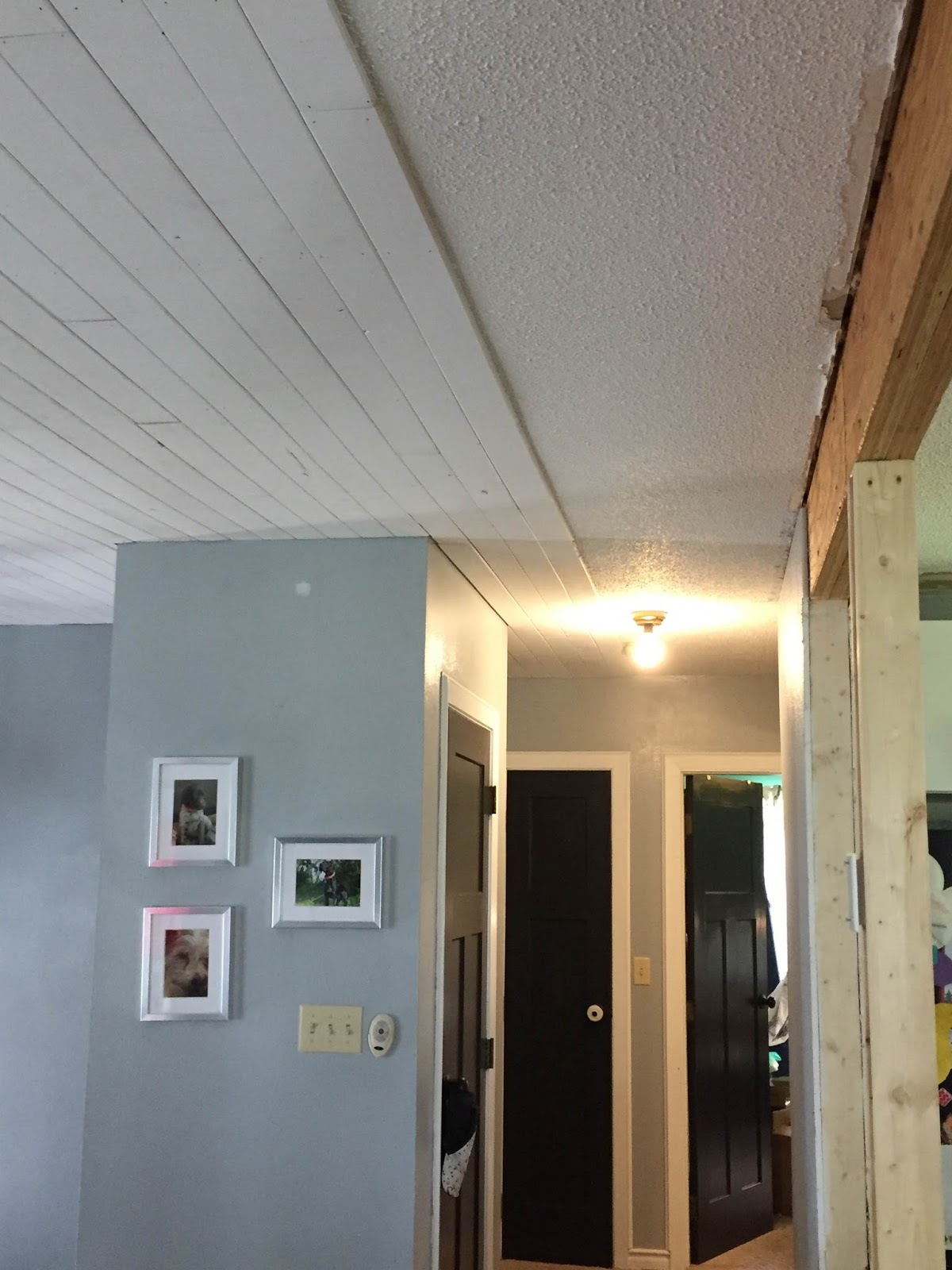 The Dabbling Crafter Diy Plank Farmhouse Ceilings