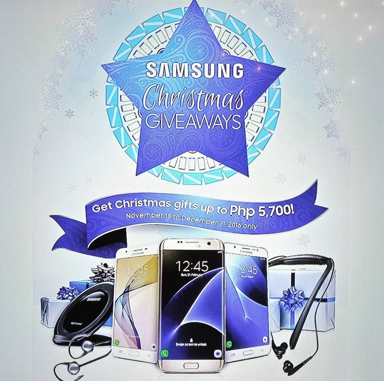 Samsung Christmas Giveaways 2016; Get Gifts Up To Php5,700! TeknoGadyet