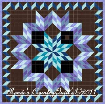 Broken Star Quilt by timquilts on Etsy