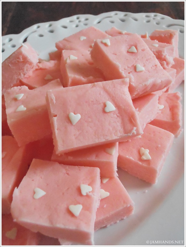 Strawberry Cream Fudge