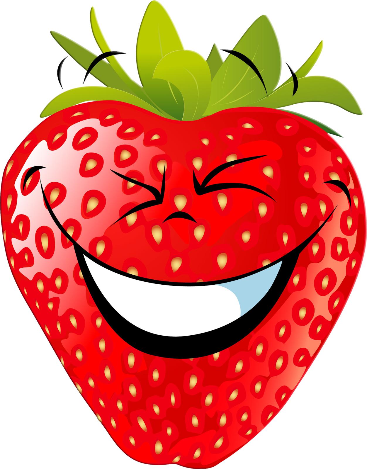 Клубника рисунок мультяшный