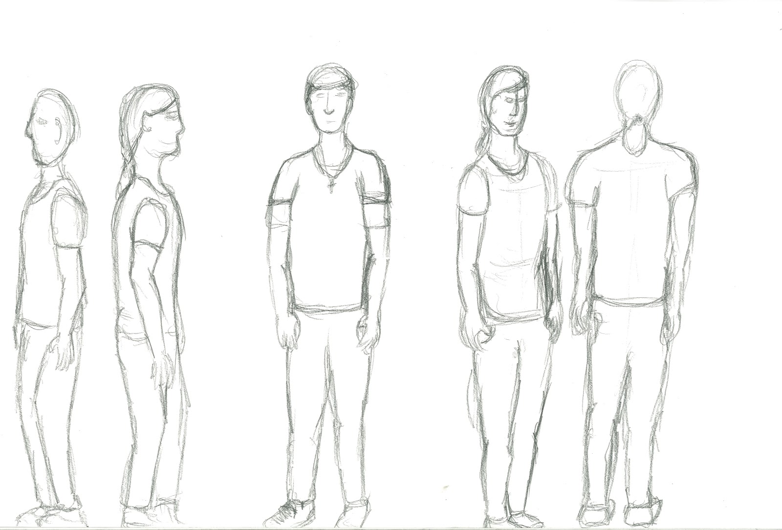 Poses Drawing For Animation