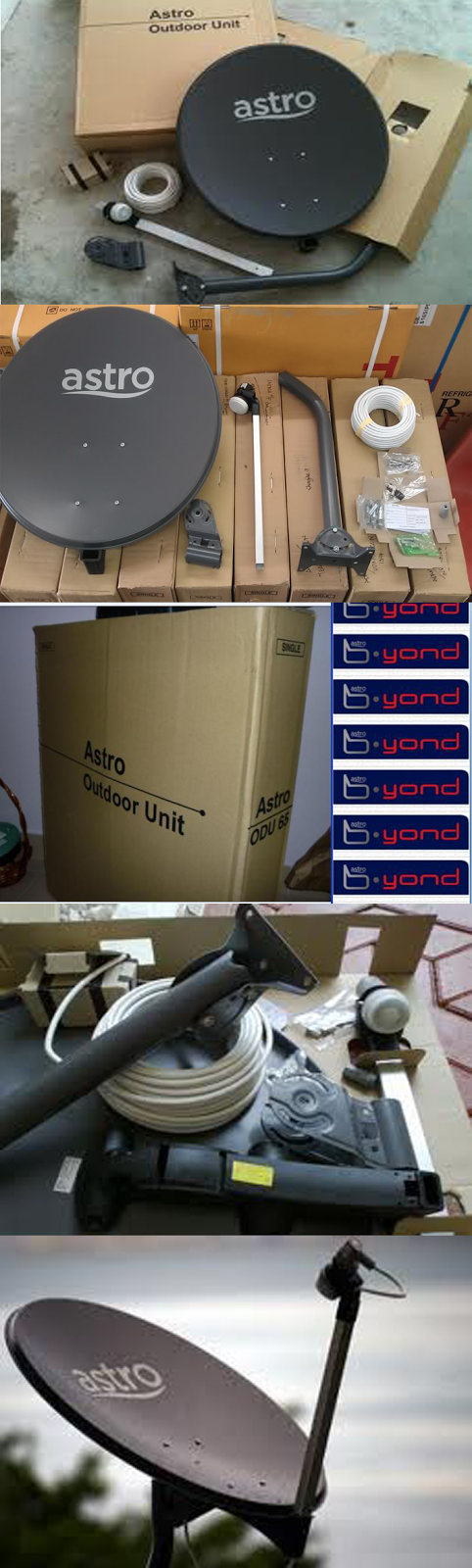 [ORIGINAL] ASTRO DISH BYOND PIRING ASTRO 65cm COME WITH ALL ACCESSORIES ...
