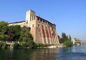 The Borromeo Castle by the Adda at Cassano d'Adda