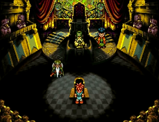 Crono gets put on trial in Chrono Trigger.