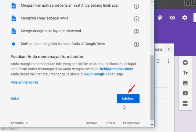 Cara membuat waktu di google form