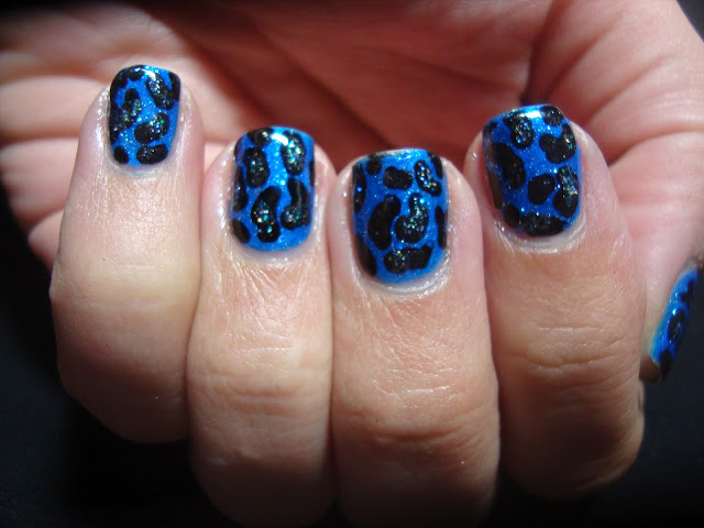 31 day nail art challenge blue