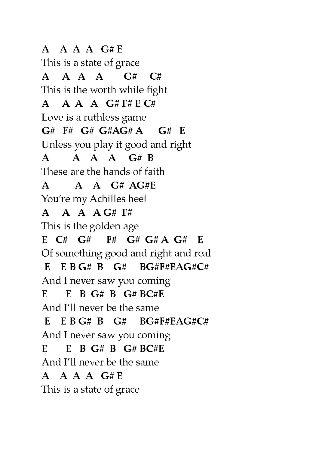 Flute Music State of Grace by Taylor Swift