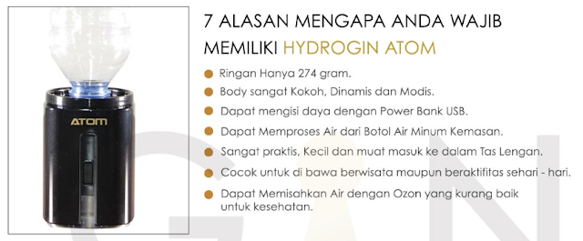 Alasan Memilih Hydrogin Atom