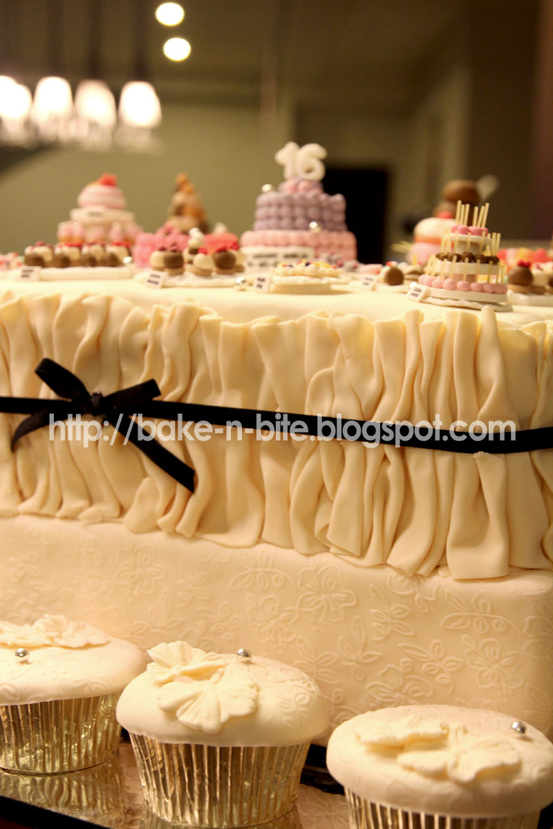 Bake n' Bite dessert table by BnB
