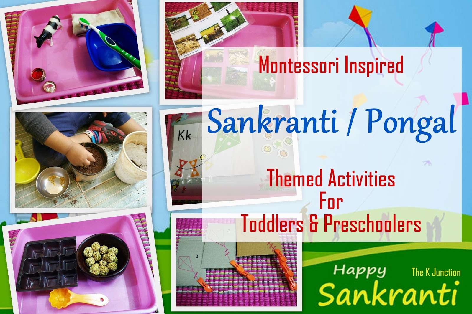 Montessori Inspired Makar Sankranti Pongal Uttaraayan Activities
