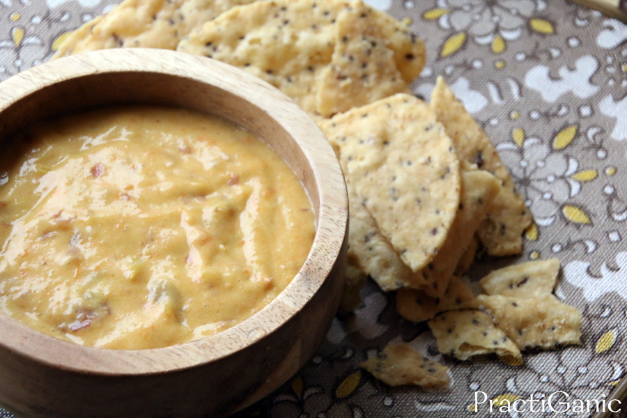 Easy Vegan Nacho Cheese Dip (NutFree and SoyFree) PractiGanic