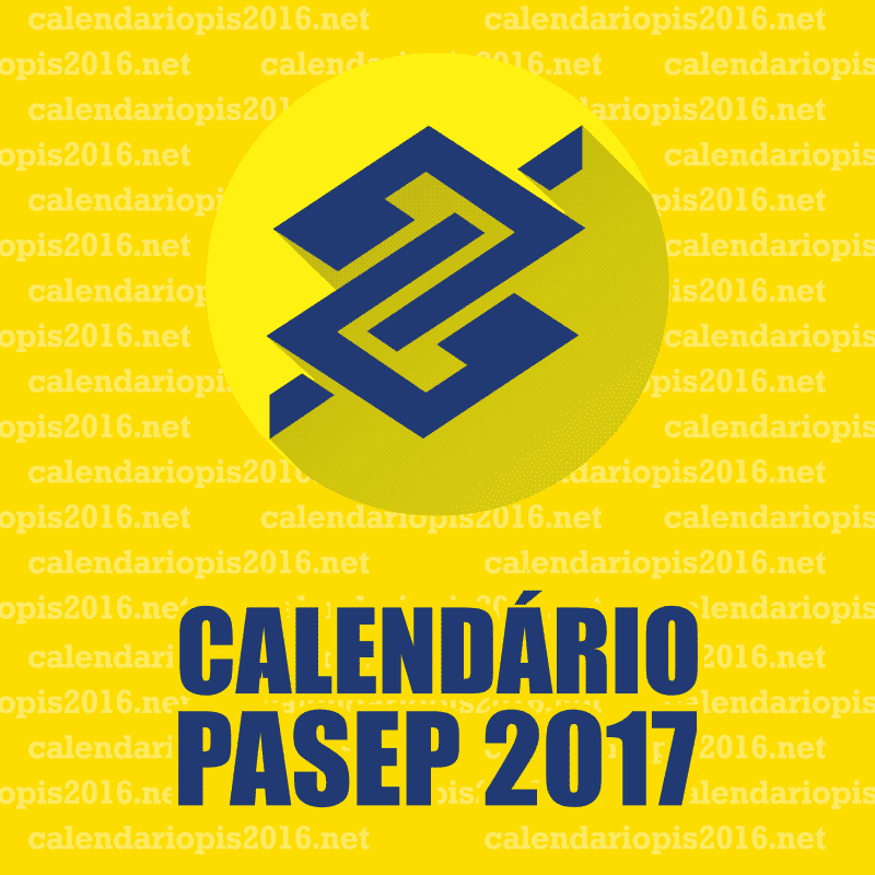 Calendário PASEP 2017