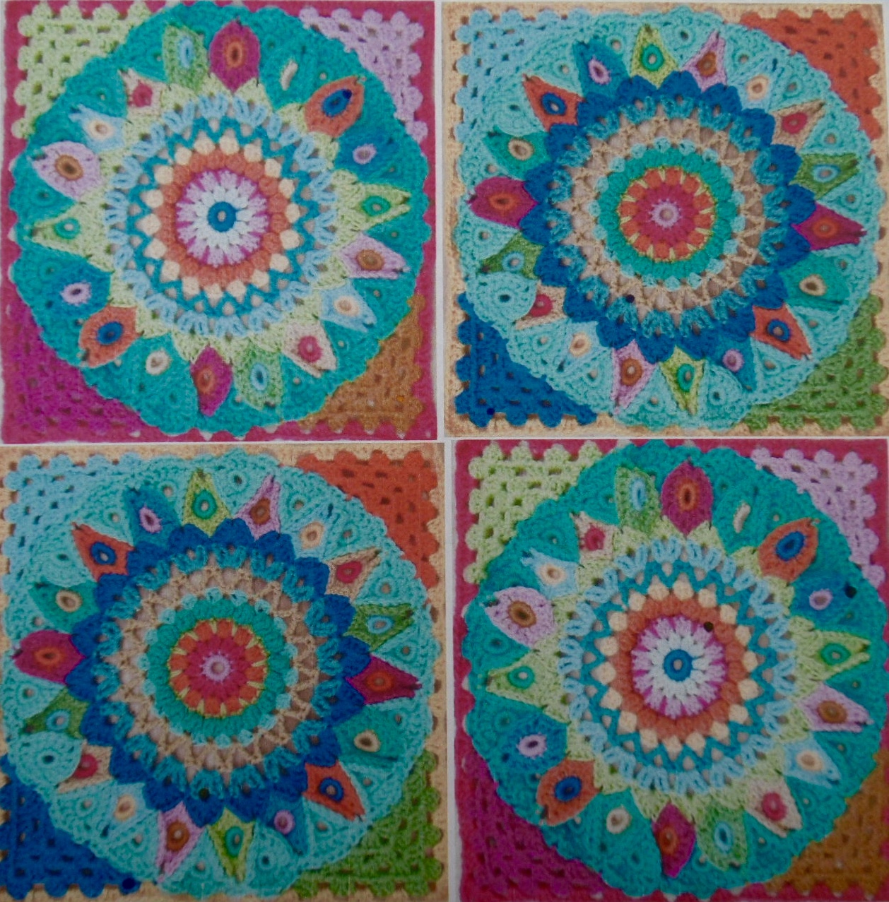 Susan Pinner SPINNING TOP BLANKET FINAL JOINING ROUNDS