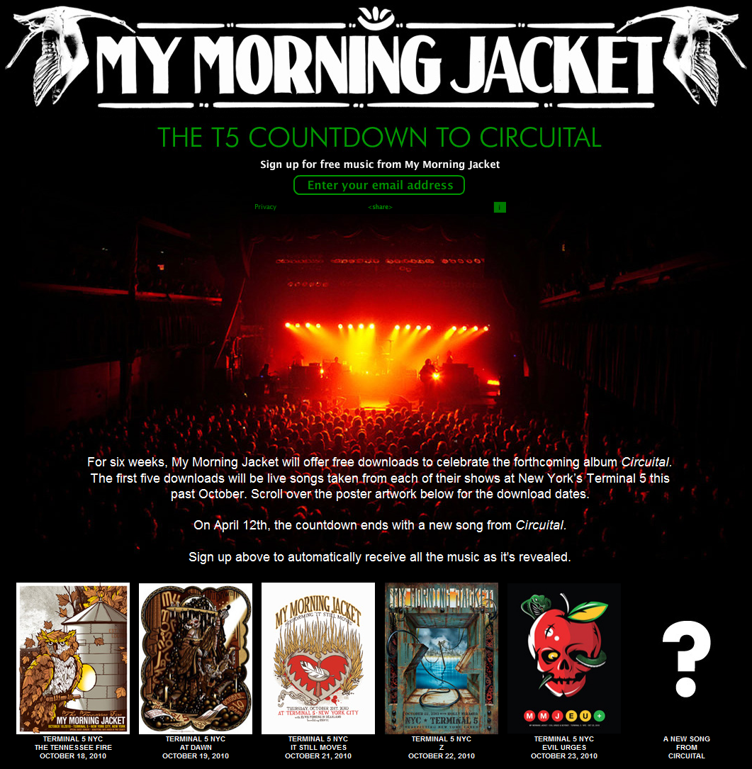 For the love of My Morning Jacket (BETA): Countdown to Circuital
