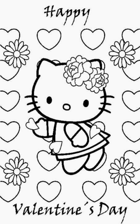 valentines day coloring pages printable free - photo #44