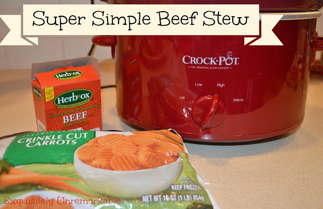 Super Simple Slow Cooker Beef Stew