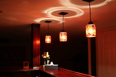 pendant light - mosaic glass - Home Depot