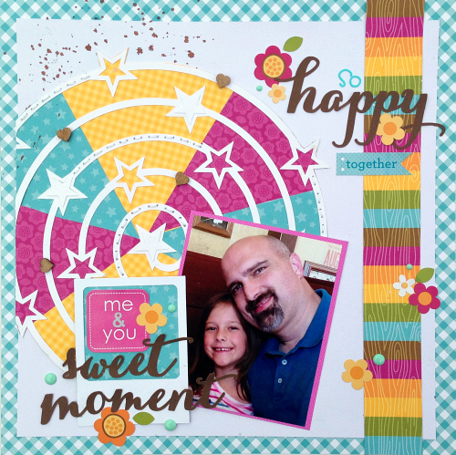 Sweet Moments Scrapbook Page by Christine Meyer Guest Designer for 17turtles Digital Cut Files