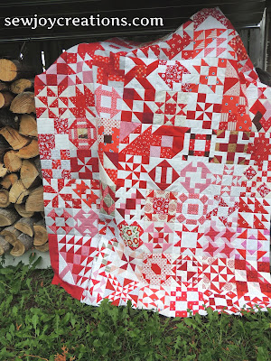 150 Canadian women quilt top outside